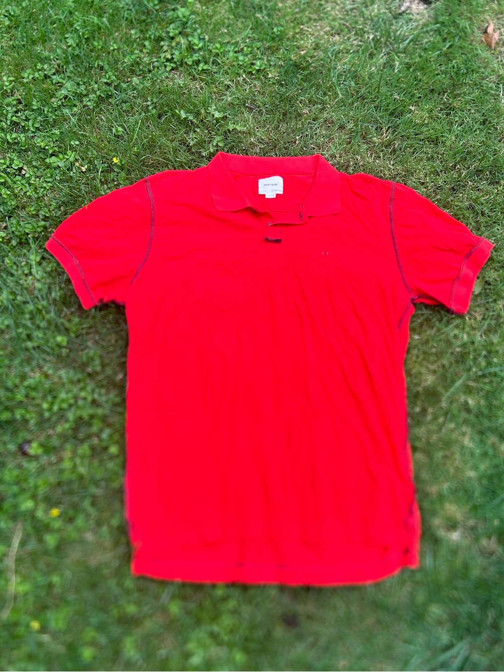 Band of Outsiders “This Is Not a Polo Shirt” – Red – Size 5 (XXL)